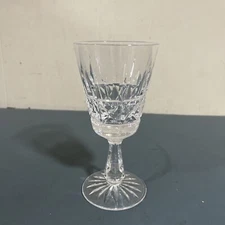 VTG WATERFORD Crystal ROSSLARE 6" Claret Wine Goblet Stem Glass