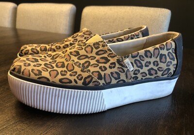 cheetah snake print toms Toms Alpargata Boardwalk Platform Cheetah Leopard Animal  main image 4