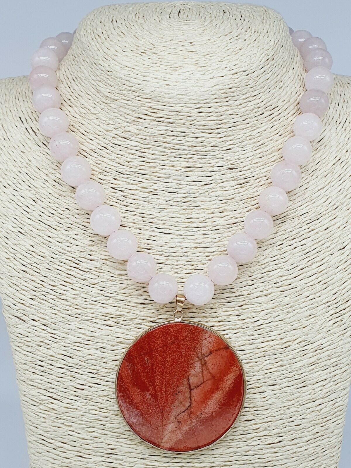Collier Jaspe Rouge 