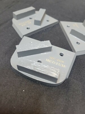 3 30/40 grit medium bond trapezoid diamond inserts concrete Lavina 2 segments