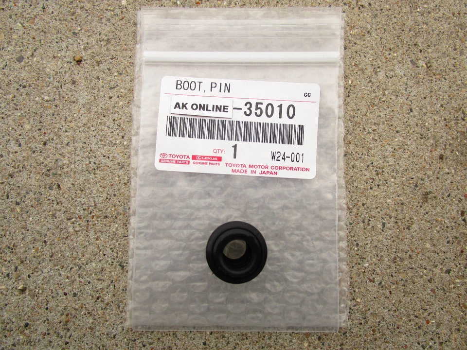 08-21 TOYOTA LAND CRUISER FRONT DISK BRAKE CALIPER PIN BUSHING BOOT QTY1 OEM NEW Foto 3 de 4