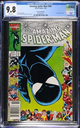 Amazing Spider-Man #282 (1986) CGC 9.8 White 25th Anniversary Frame NEWSSTAND
