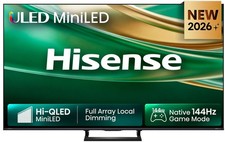 HISENSE Smart-TV 65E8S 164cm/65Zoll ULED MiniLED-Fernseher 144Hz 4K UHD B-WARE