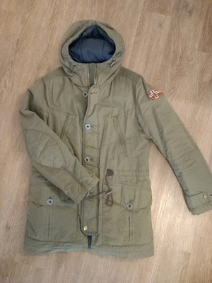 Napapijri  Parka - Gr. L - Olive - Top Zustand - Outdoor Klassiker - Kapuze