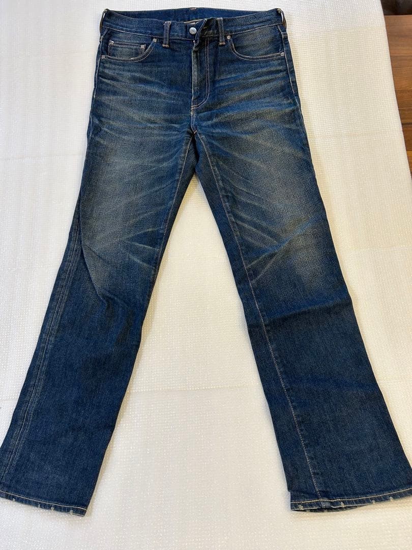 A Bathing Ape Straight Denim Pants Jeans Blue S BA0226245