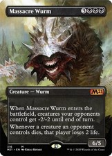 Massacre Wurm (Alternate Art) - Foil LP MTG Core Set 2021