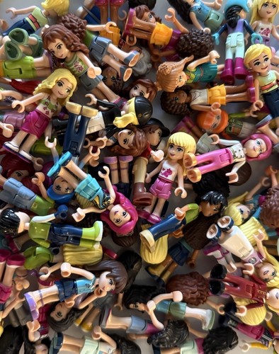 Lego 100 x Amigos Minifigura Paquete JobLot, Niños, Hombres, Emma, Olivia, Andrea Etc - Imagen 3 de 6