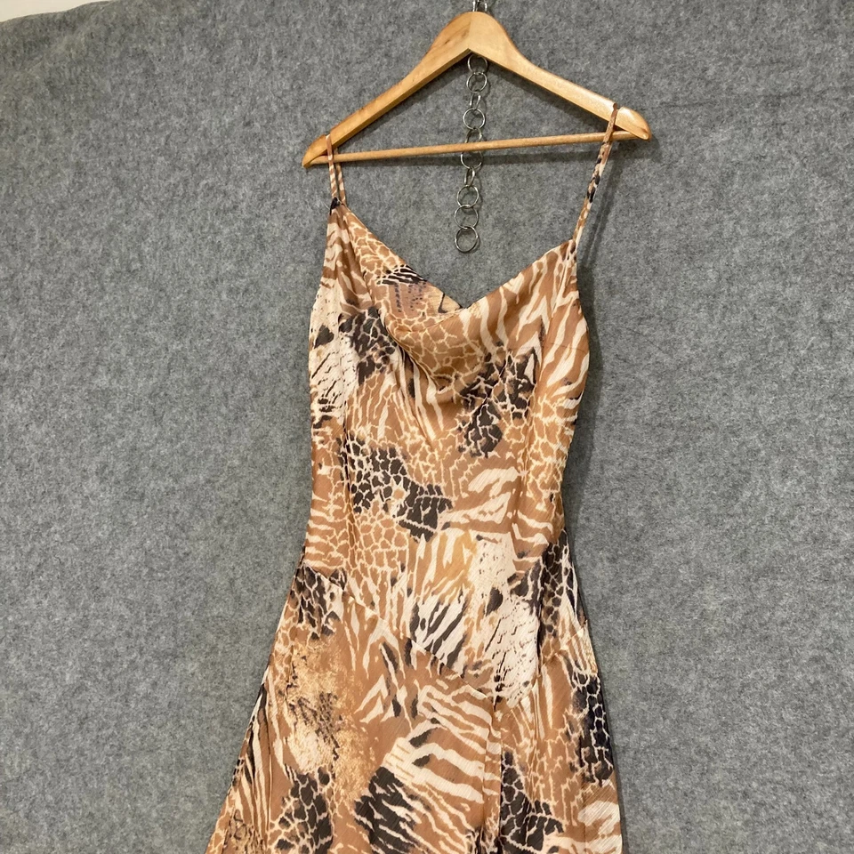 Vestido Colección Misha Mujer Talla 12 Tashana Multicolor Forrado Midi Fiesta 44501 Foto 2 de 4