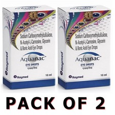 NAC Eye Drops, N-Acetyl-Carnosine Eye Drops - 10 ml  Pack of 2  Free Shipping
