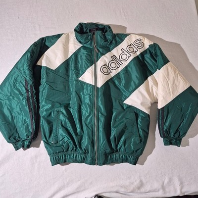 Vintage 80s 90s Adidas -CIGARETTE SMELL- Med/Large M/L windbreaker jacket