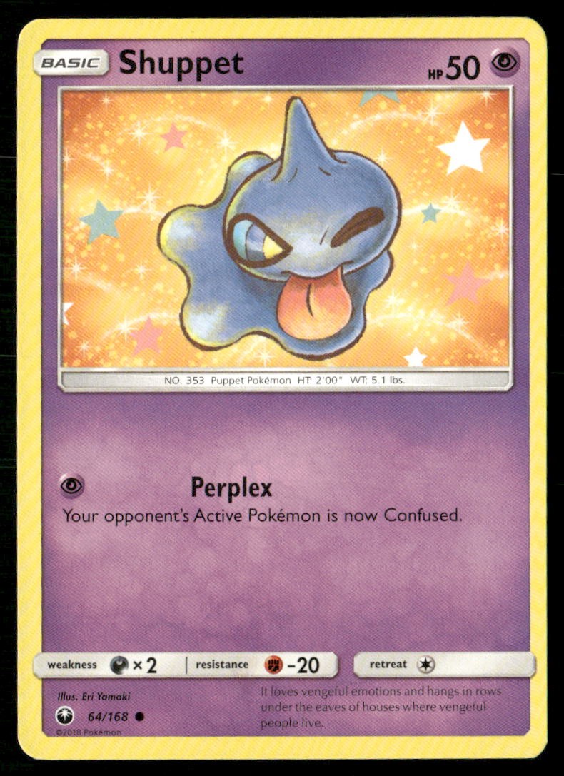 Shuppet 64/168 Common Celestial Storm Pokemon Lightly Played