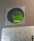 Vintage Stickers 3D Holographic Skull Halloween Sticker Polaroid VERY RARE HTF — photo 7