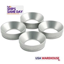 Allstar ALL26186, Set of 4 Natural Aluminum Base Plate Insert 1.250 4Pk For 1/2I