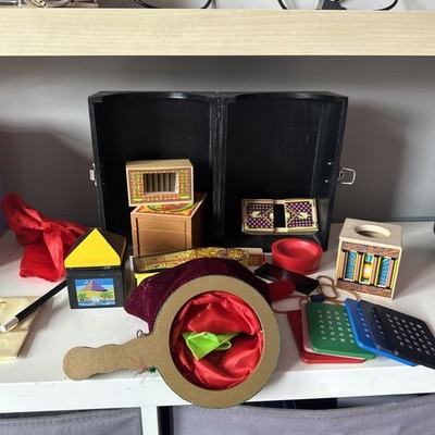 Melissa & Doug Kinder Holz Deluxe Magic Set Zauberer Ägyptisches Holz