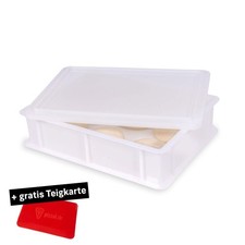FUMOSA ital. Pizzaballen-Box Set »Home« (40x30x10) | Teigbox Teigwanne Stapelbox