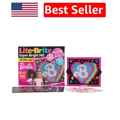 Super Bright HD Barbie Edition Lite-Brite   Creative Play for Ages 6+