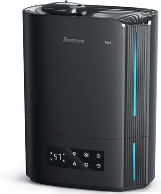 Powerful 6L Humidifier for Large Rooms - Smart Humidistat Control & Safety