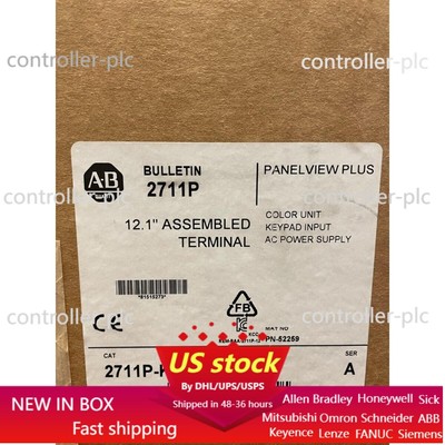 Allen Bradley PANELVIEW PLUS 1250 2711P-K12C4A8 FAST SHIPPING US Free Tax