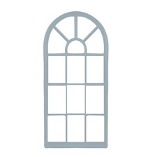 Arched Garden Mirror for Gardens Distressed 2. Grey