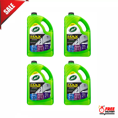 #ad #ad Pack of 4 Turtle Wax 50597 Max Power 3 Levels of Cleaning Car Wash 100 oz $27.99
