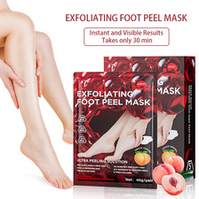 Exfoliating Foot Peel Mask Soft Feet Hard Dead Skin Remove Smooth Sock