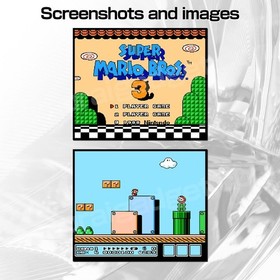 Super Mario Bros. 1 & 2 (USA) & 3 & Adventure Island Nintendo Famicom FC JPN NES