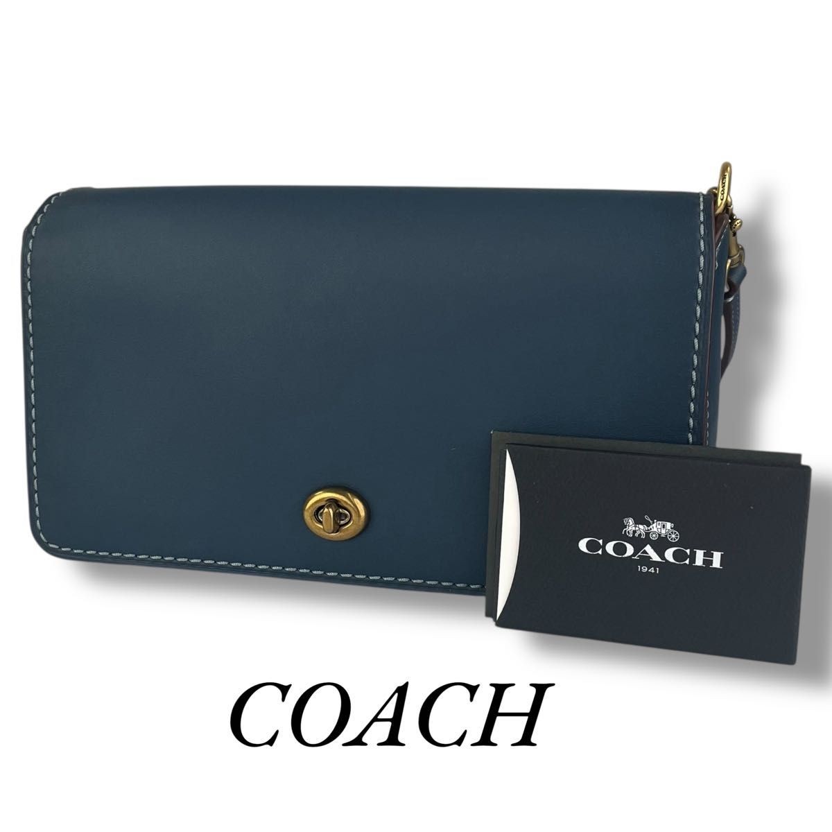 COACH Turn Lock Crossbody Bag with Diagonal Strap  