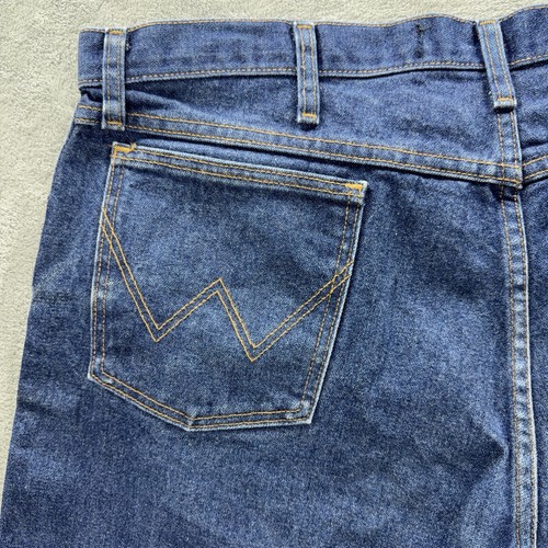Wrangler FR Jeans Men 40x30 Blue Flame Fire Resistant Denim Workwear Cat 2 - Picture 11 of 19