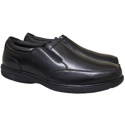 Nunn Bush Men Myles St Slip On Loafers Size US 9.5M Black Leather