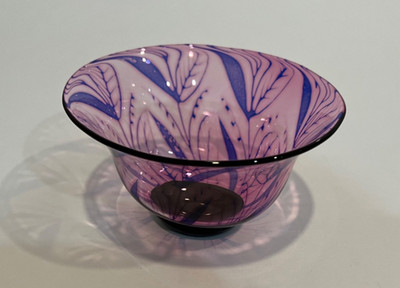 Eva Englund Graal Bowl for Orrefors Sweden 1986 - Signed - Excellent!