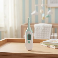 Analog Nursery Thermometer with Flexible Tip - Accurate Baby Temperature Gauge