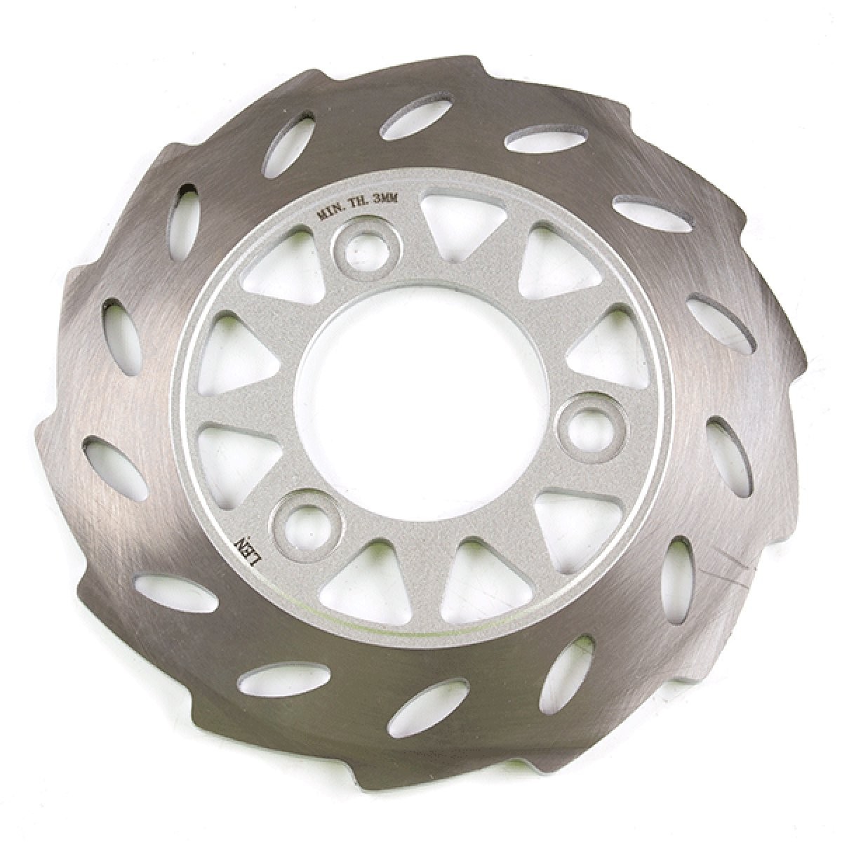 Front Brake Disc (Alternative) Silver for JJ50QT-17 Waved Edge Brake Disc Rotor