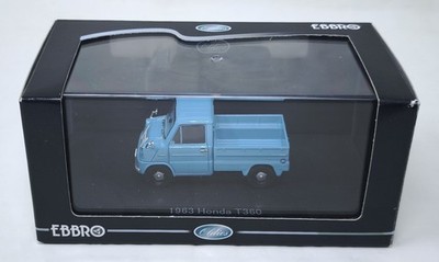 EBBRO 1/43 HONDA T360 1963 BLUE DIE-CAST MODEL CAR 653 JDM KEI