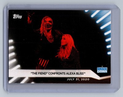 2021 Topps WWE Women's Division #53 ''The Fiend'' Confronts Alexa Bliss