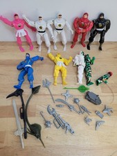 Product Image: Mighty Morphin Power Rangers Ninja Action Figure Weapon Lot 1995 Vintage Bandai