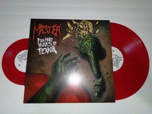 MASTER – Four More Years Of Terror LP + 7" Red Vinyl Limited - NM - Death Metal