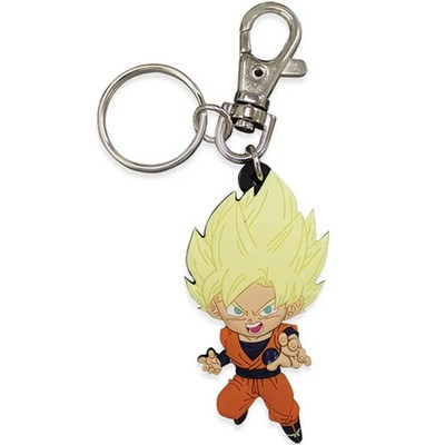 Dragon Ball Super - Chibi Super Saiyan Goku Keychain (2.25'', PVC) - Great Easter