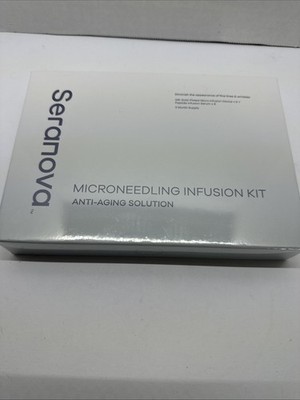 Seranova Microneedling Infusion Kit Anti-Aging Solution System Brand New Sealed