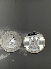 2013 half oz Fiji /2024 half oz dragonSilver Coin -Set of 2 coin/bullion
