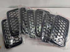 7pc Honeycomb Mesh Grill Insert Kit With Red Trim Universal Fit New 7pc Honeycomb Mesh Grill Insert Kit With Red Trim Universal Fit New