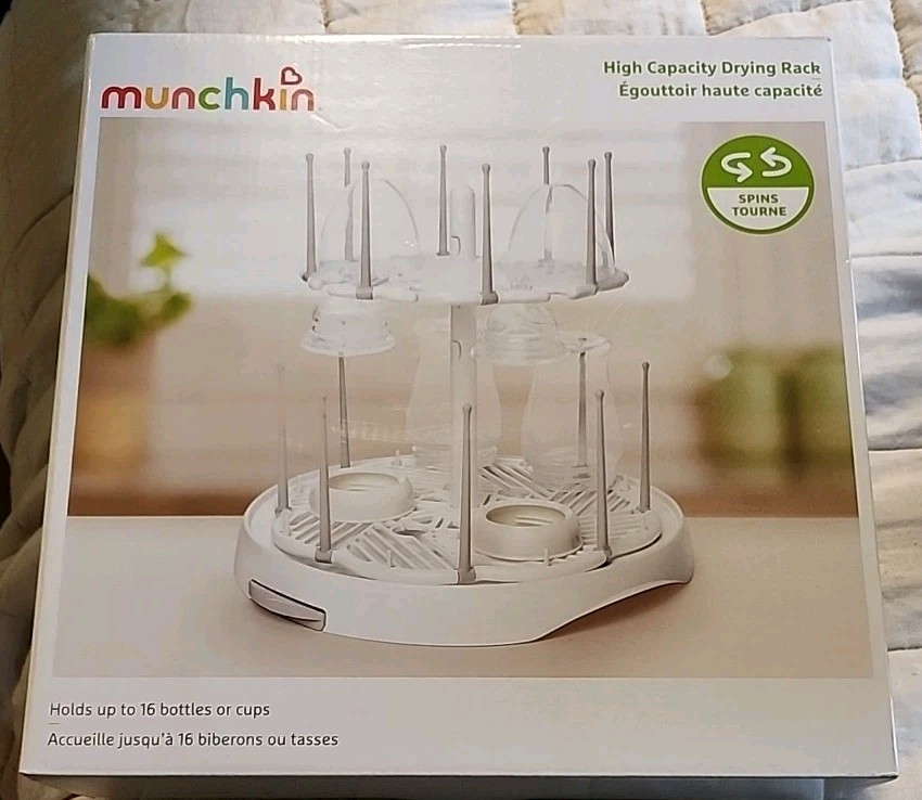 Munchkin High Capacity Drying Rack, White