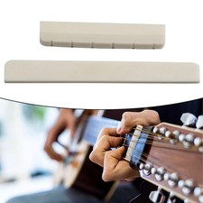 6 String Bone Classical Guitar Bridge Saddle And Nut Replacement Parts 80mm 52mm
