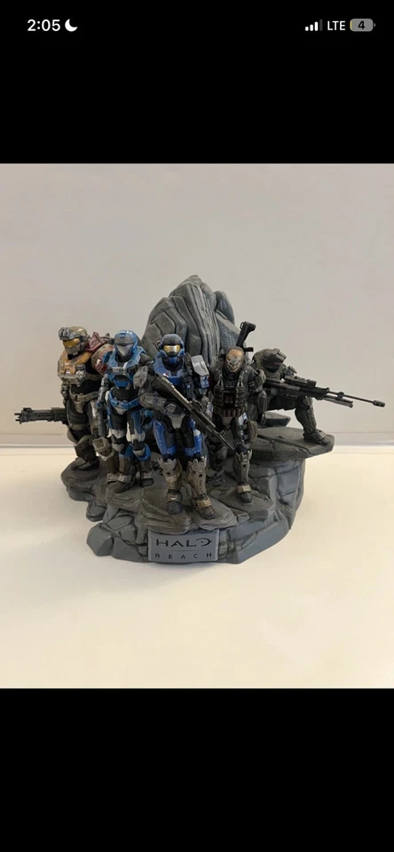 Estatua Equipo Halo Reach Noble COMPLETA Edición Legendaria 2010 Microsoft McFarlane Foto 2 de 4
