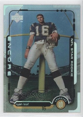 1998 Upper Deck Encore NFL Star Rookie Ryan Leaf #2 Rookie RC 2u3