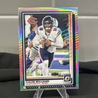 CALEB WILLIAMS 2025 Panini Donruss Optic SILVER HOLO PRIZM Chicago Bears #8