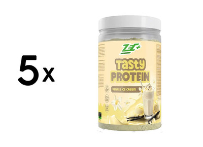 5 x Zec+ Tasty Protein (450g) Vanilla Ice Cream (57,77 EUR/kg)