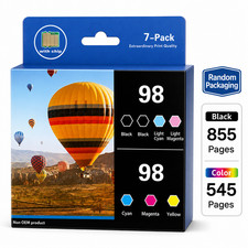 NEW 7PK 98 T098 Color Ink for Epson Artisan 700 725 800 810 837 710 730 835