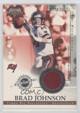 2002 Pacific Exclusive Game-worn Jerseys Brad Johnson 47 0s55