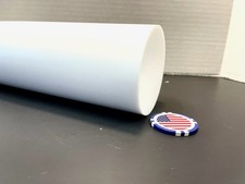 Teflon PTFE Virgin White Rods 3.50" Diameter x 12" Long, Extruded