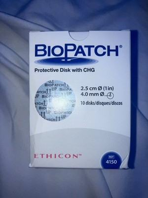 Johnson & Johnson Biopatch Antimicrobial Dressings 1 In Disk 4mm Sterile, 10 Ct